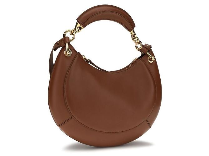 Chloé Borsa a tracolla Bos Taurus in pelle di vitello marrone - vista 3