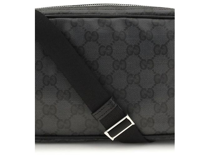 Gucci Borsa a tracolla in tessuto nera - vista 4