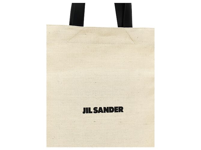 Jil Sander Bicolor-Jute-Tote-Bag - Ansicht 3