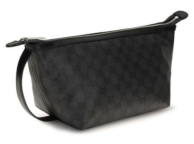 Gucci Clutch in tessuto nera - vista 2