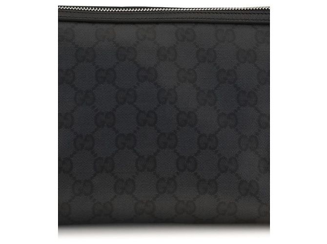 Gucci Clutch in tessuto nera - vista 4