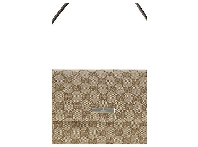 Borsa a spalla Gucci Madison in tessuto GG marrone - vista 4