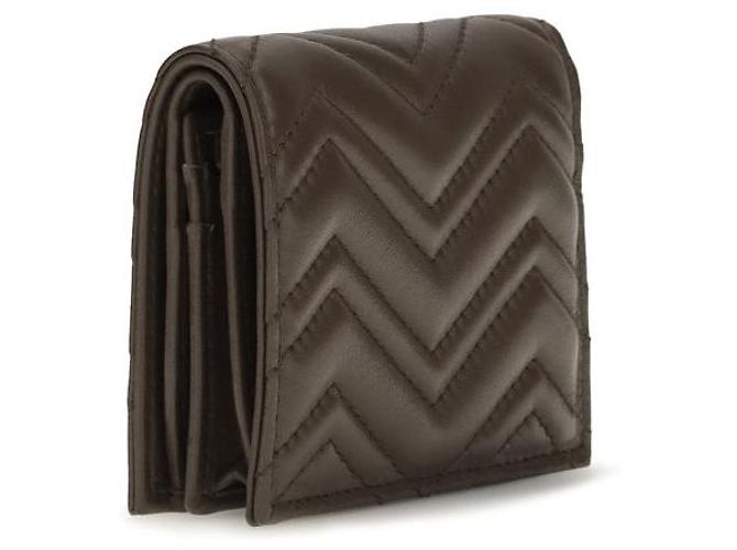 Gucci Cartera Bos Taurus de piel de becerro marrón - vista 2