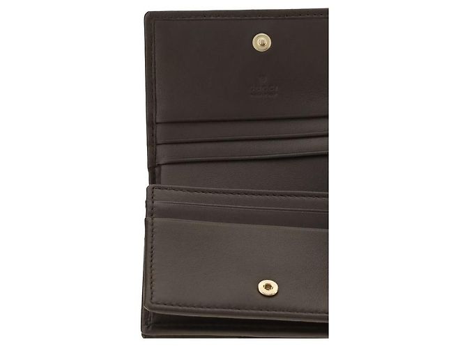 Gucci Cartera Bos Taurus de piel de becerro marrón - vista 3