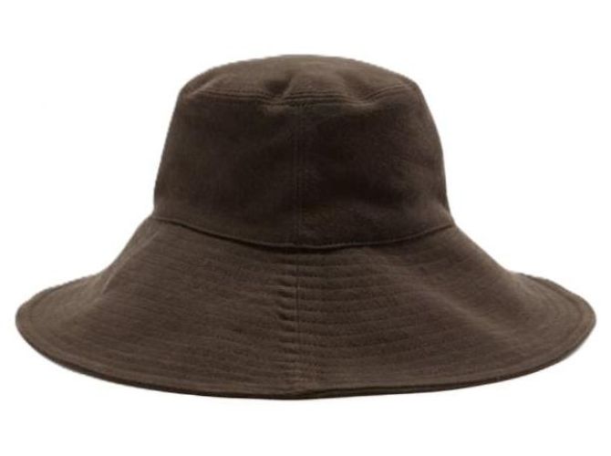 Cappello in denim Miu Miu marrone - vista 5