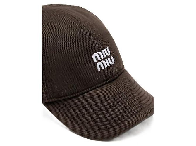 Miu Miu Denim-Baseballkappe - Ansicht 4