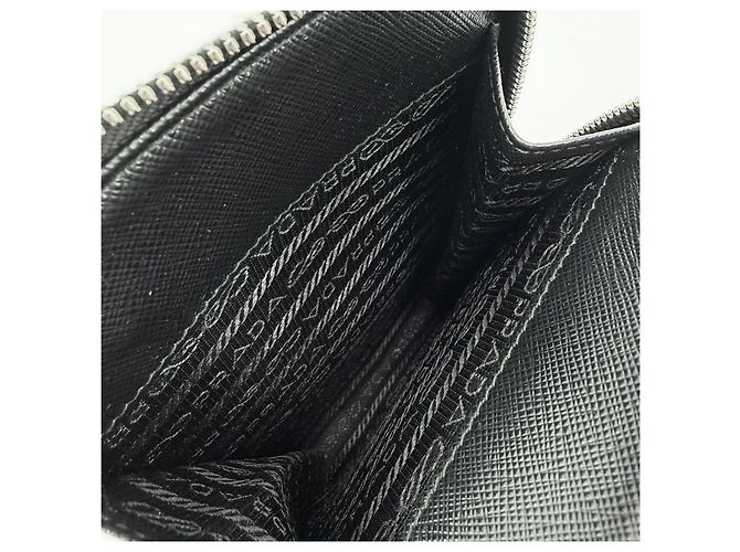 Prada Custodia per smartphone in pelle Saffiano nera - vista 8