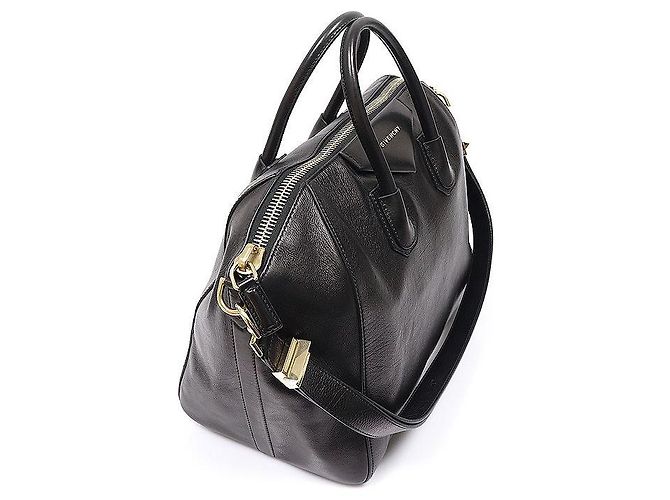 Givenchy Large Antigona aus schwarzem Kalbsleder - Ansicht 3
