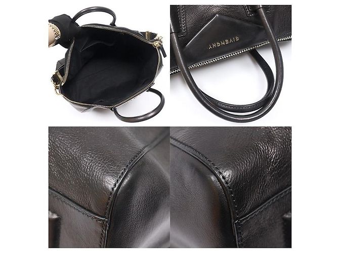 Givenchy Large Antigona aus schwarzem Kalbsleder - Ansicht 6