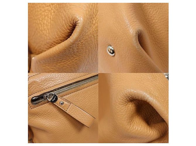 Salvatore Ferragamo Brown Calfskin Gancini Sofia Large - vista 6