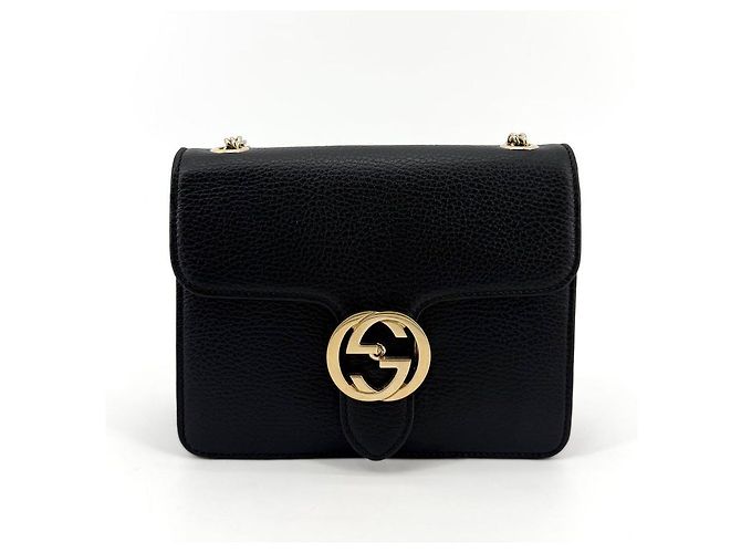 Gucci Borsa a spalla con piccola catena intrecciata - vista 3
