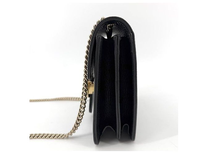 Gucci Borsa a spalla con piccola catena intrecciata - vista 5