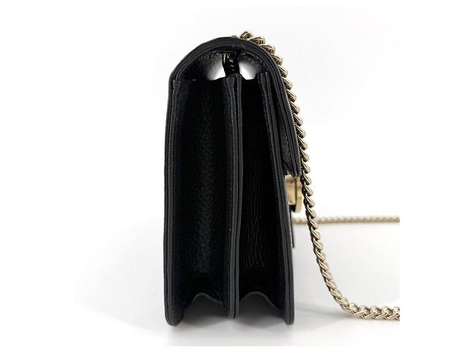 Gucci Borsa a spalla con piccola catena intrecciata - vista 6