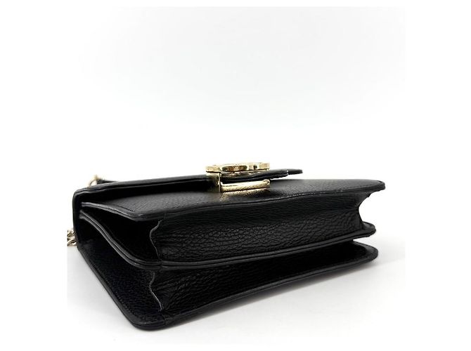 Gucci Borsa a spalla con piccola catena intrecciata - vista 7