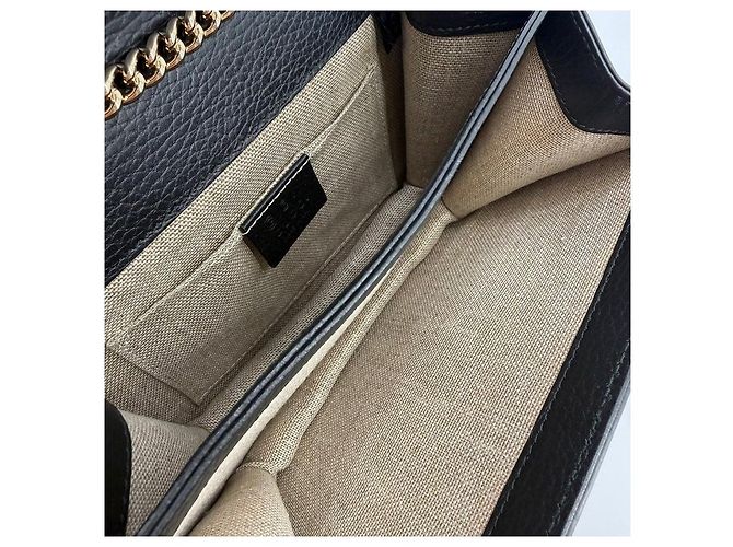 Gucci Borsa a spalla con piccola catena intrecciata - vista 9