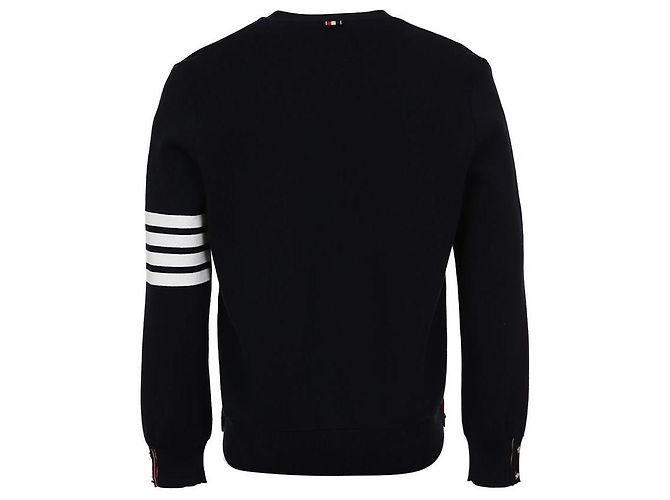 Thom Browne Cardigan aus Baumwollcrepe mit diagonalen Nähten - Ansicht 6