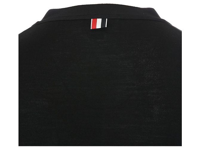 Thom Browne Klassischer Cardigan aus Merinowolle mit diagonalem Armband - Ansicht 10