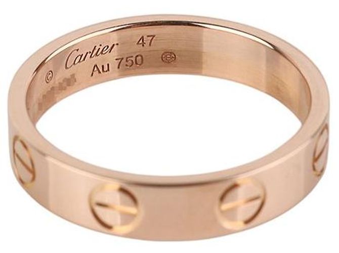 Cartier Anello Love Pink Gold Small - vista 4