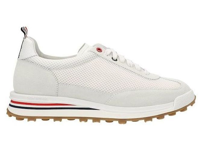 Thom Browne Fine Kid Suede Tech Runner Gray - Ansicht 3