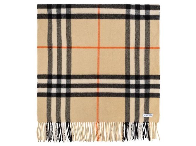 Burberry Kaschmirschal mit großem Karomuster - Ansicht 3