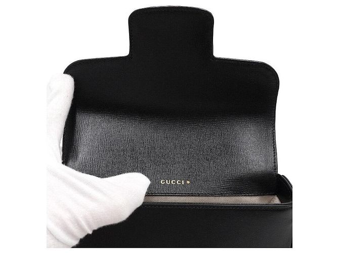 Gucci Mini borsa a tracolla e crossbody in pelle Horsebit - vista 6