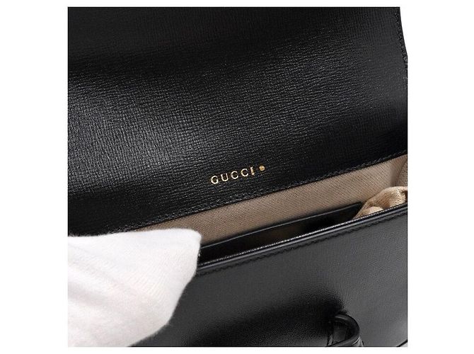 Gucci Mini borsa a tracolla e crossbody in pelle Horsebit - vista 7
