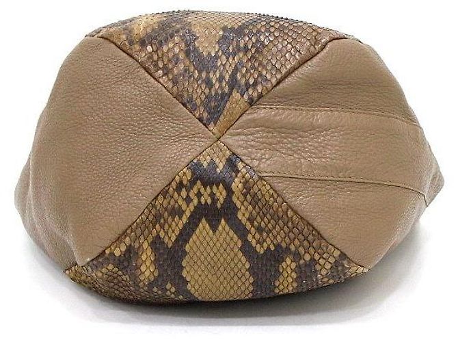 Gucci Brown Python Greenwich Shoulder Bag - view 6