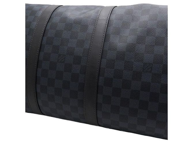Louis Vuitton Borsa da viaggio Keepall Bandoulière Damier Cobalt - vista 7