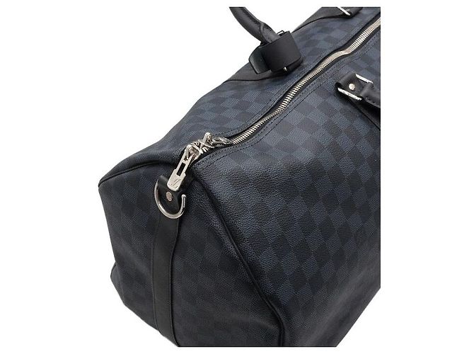 Louis Vuitton Borsa da viaggio Keepall Bandoulière Damier Cobalt - vista 8