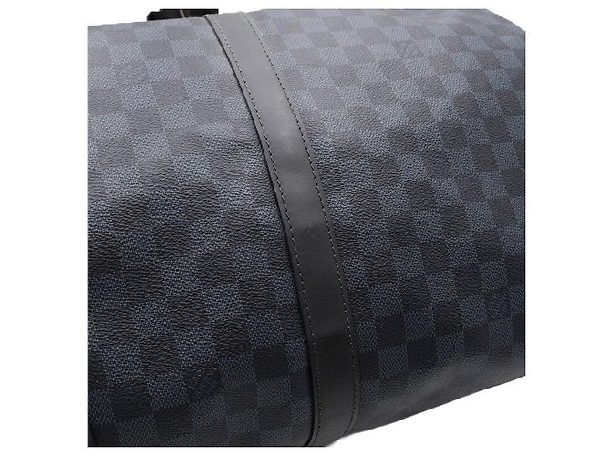 Louis Vuitton Borsa da viaggio Keepall Bandoulière Damier Cobalt - vista 9