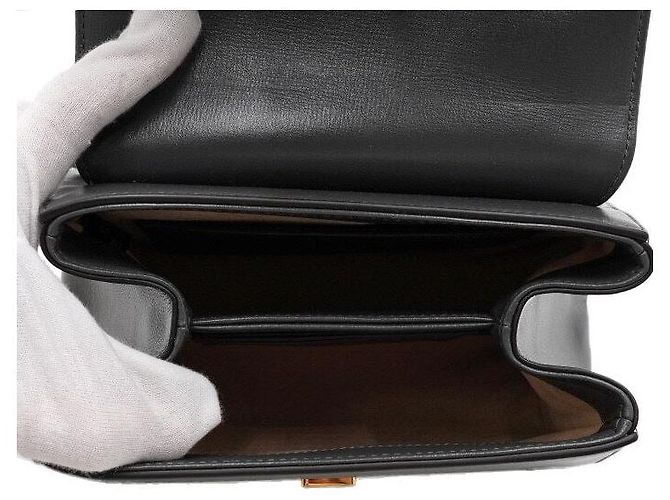 Gucci Borsa a mano e a tracolla Horsebit Mini Dark Grey con manico superiore - vista 5