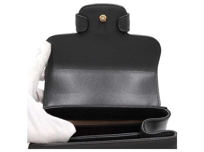 Gucci Borsa a mano e a tracolla Horsebit Mini Dark Grey con manico superiore - vista 6