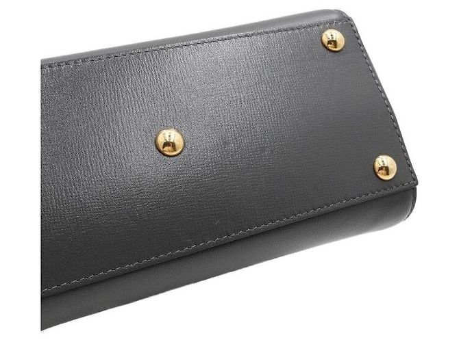 Gucci Borsa a mano e a tracolla Horsebit Mini Dark Grey con manico superiore - vista 8