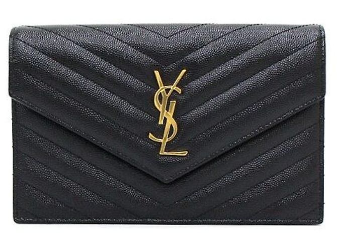 Autre Marque Borsa a tracolla Monogram Envelope Cassandra WOC con catena dorata - vista 2