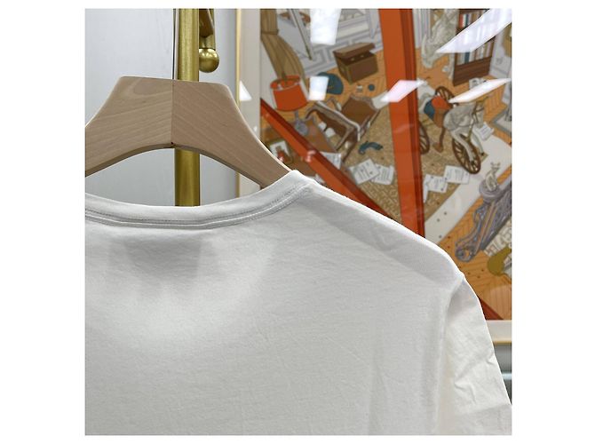 Burberry Crewneck T-Shirt mit besticktem Logo Weiß - Ansicht 6
