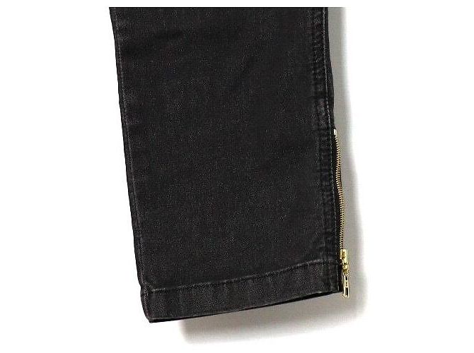 Louis Vuitton Pantalones acolchados de algodón con monograma para mujer - Denim negro - vista 3