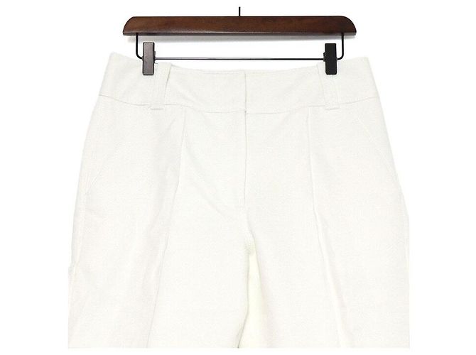 Burberry Pantalones de algodón de cintura alta para mujer - vista 2