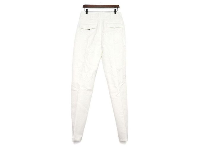 Burberry Pantalones de algodón de cintura alta para mujer - vista 4