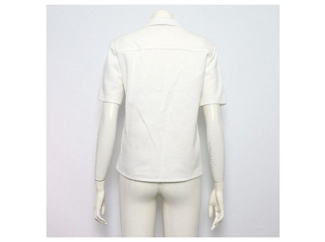 Céline Triope Gold Button Pique Polo Women Shirt - view 4