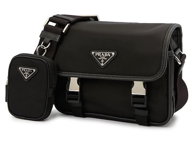 Prada Borsa a tracolla da uomo in Re-Nylon XOP - vista 3