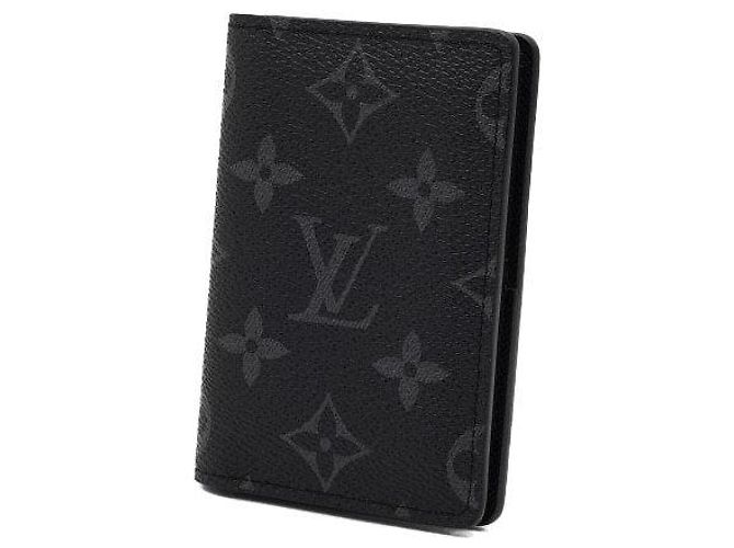 Louis Vuitton Monogram Eclipse Pocket Organizer Men's Card Case - view 3