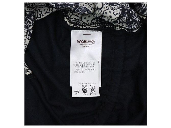 Louis Vuitton Abito in seta e cotone monogram nero - vista 7