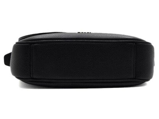 Dior Mini borsa a tracolla saddle in pelle nera da uomo - vista 7