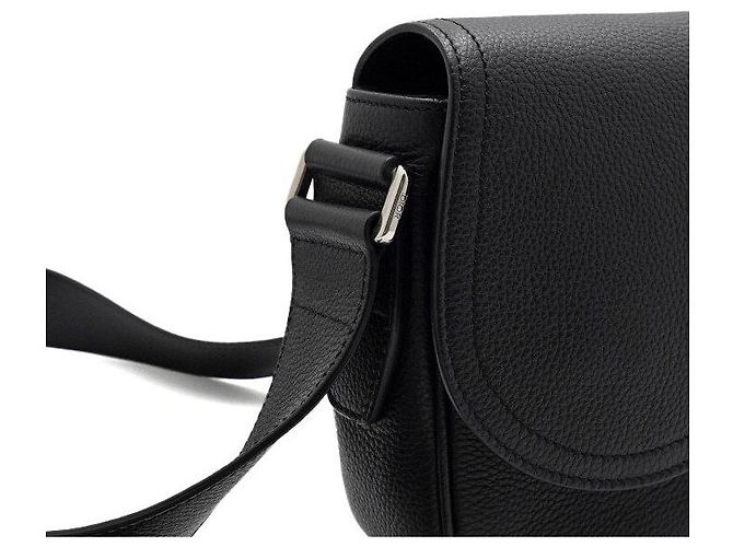 Dior Mini borsa a tracolla saddle in pelle nera da uomo - vista 8