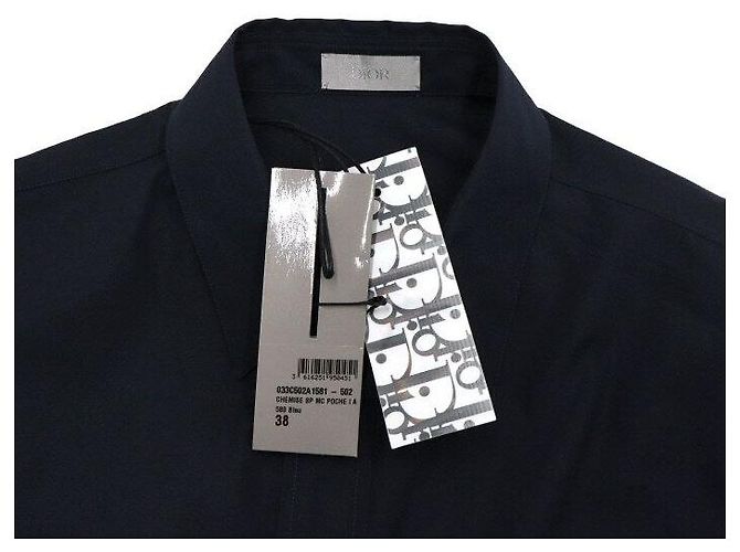 Dior Baumwollhemd für Herren Marineblau - Ansicht 5