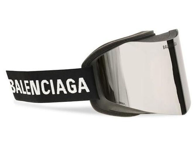 Balenciaga Silver Polyamide Sunglasses - view 2