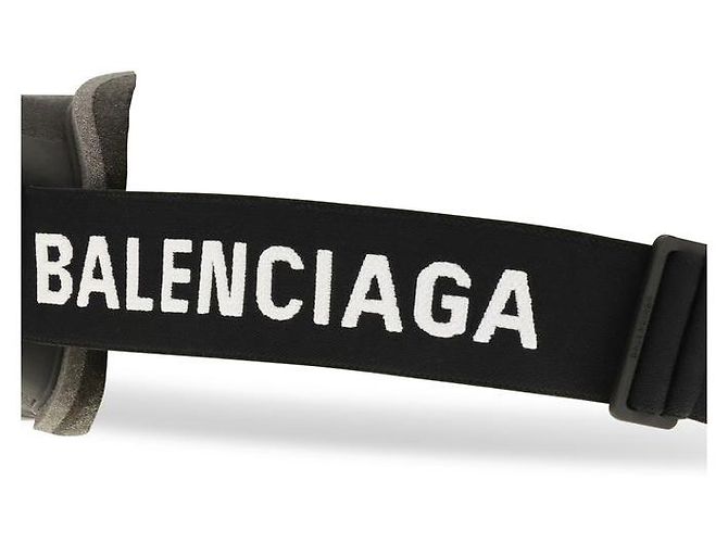 Balenciaga Silver Polyamide Sunglasses - view 3