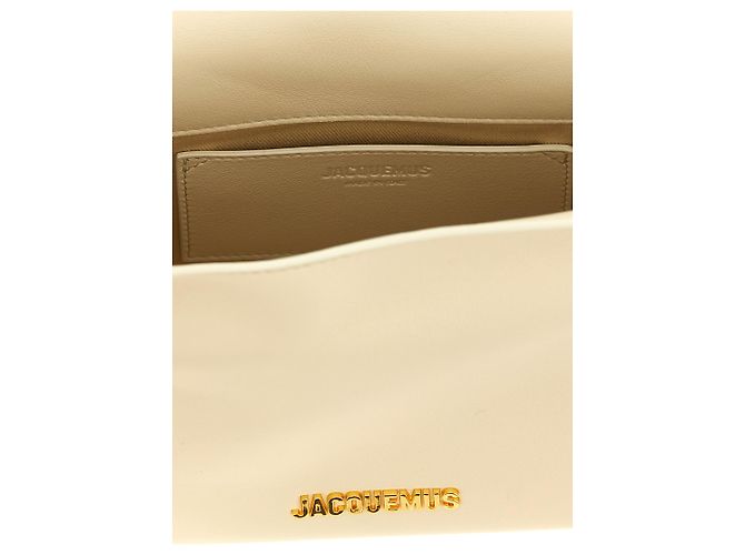 Jacquemus Clutch in pelle di agnello bianca - vista 4