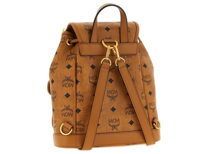 MCM Brown Polyethylene Backpack - view 2