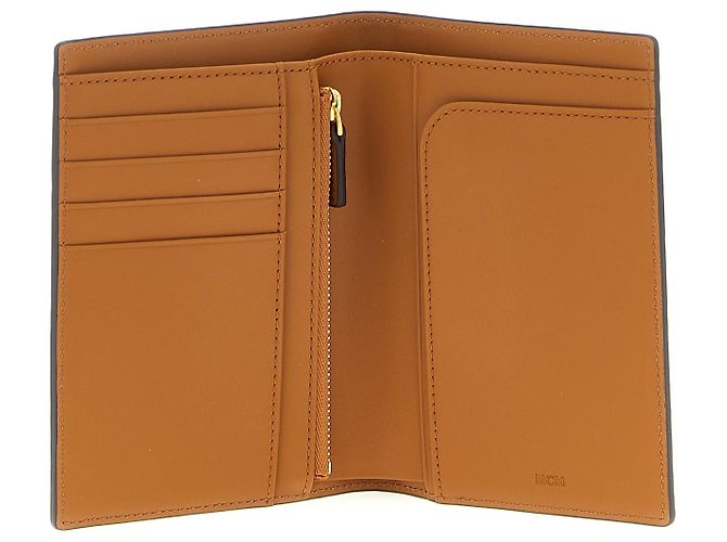 MCM Brown Polyethylene Wallet - view 3
